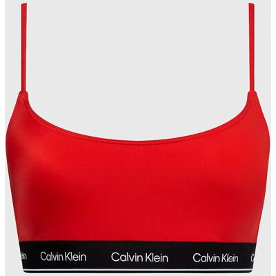 Dámska plavková podprsenka KW0KW02425 XNE Red - Calvin Klein L Dámska plavková podprsenka KW0KW02425 XNE Red - Calvin Klein L