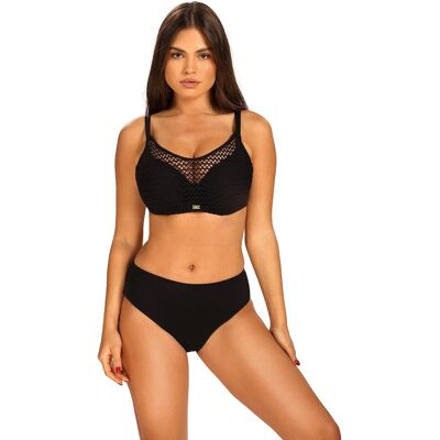 Dámske dvojdielne plavky Lili 3 S940LI3-19 Black - Self 42H Dámske dvojdielne plavky Lili 3 S940LI3-19 Black - Self 42H