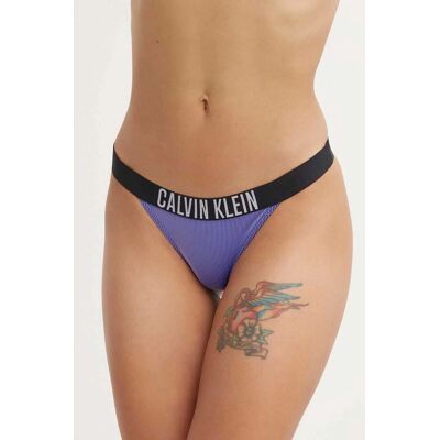 Dámske plavkové nohavičky KW0KW02611 C86 Blue - Calvin Klein L Dámske plavkové nohavičky KW0KW02611 C86 Blue - Calvin Klein L
