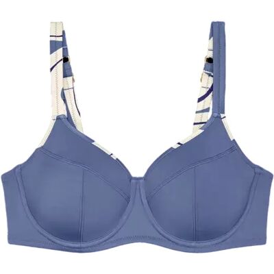 Dámske plavky Summer Allure W sd 01 blue/ecru - Triumph 38C Dámske plavky Summer Allure W sd 01 blue/ecru - Triumph 38C