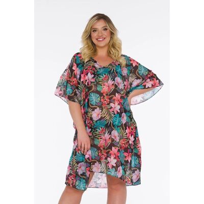 Dámske pareo 15 D83T- 43 black great - Self UNI Dámske pareo 15 D83T- 43 black great - Self UNI