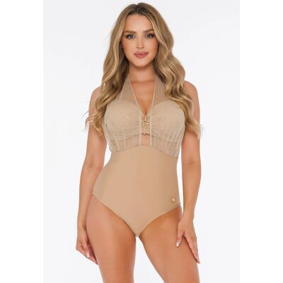 Dámske jednodielne plavky S 1045 CM2 Como 2 Beige Gold - Self 38C béžovo-zlatá Dámske jednodielne plavky S 1045 CM2 Como 2 Beige Gold - Self 38C béžovo-zlatá