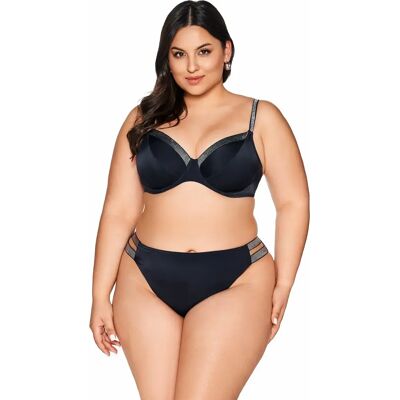 Ava Spodný diel plaviek SF 225/16/B Black Brazilian S-3XL černá XL-42 Ava Spodný diel plaviek SF 225/16/B Black Brazilian S-3XL černá XL-42