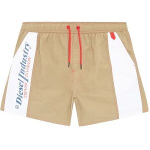 Pánske kúpacie kraťasy 00SXLI 0PCAI E6489 khaki/biela - Diesel XL khaki Pánske kúpacie kraťasy 00SXLI 0PCAI E6489 khaki/biela - Diesel XL khaki