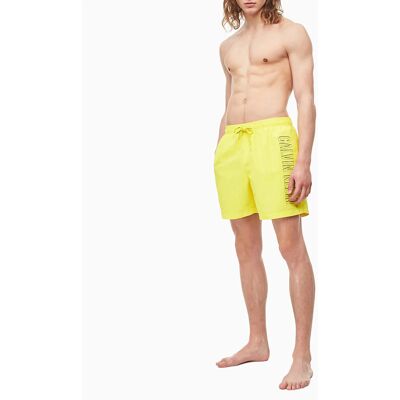 Pánske plavecké šortky KM0KM00381-ZAM žltá - Calvin Klein M Žlutá Pánske plavecké šortky KM0KM00381-ZAM žltá - Calvin Klein M Žlutá