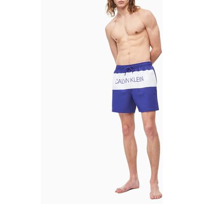 Pánske plavecké šortky KM0KM00403-CDT fialová - Calvin Klein XL fialová Pánske plavecké šortky KM0KM00403-CDT fialová - Calvin Klein XL fialová