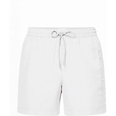 Pánske kúpacie kraťasy KM00718 YCD biele - Calvin Klein M bílá Pánske kúpacie kraťasy KM00718 YCD biele - Calvin Klein M bílá
