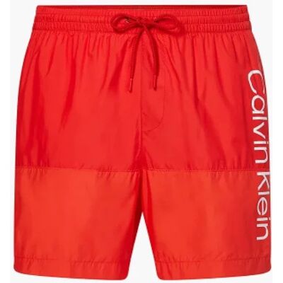 Pánske kúpacie kraťasy - KM00729 XNL - červená - Calvin Klein M červená Pánske kúpacie kraťasy - KM00729 XNL - červená - Calvin Klein M červená