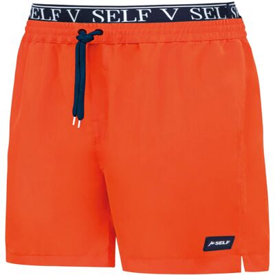Pánske plavky SM25-26 Summer Shorts neónovo oranžové - Self M Pánske plavky SM25-26 Summer Shorts neónovo oranžové - Self M