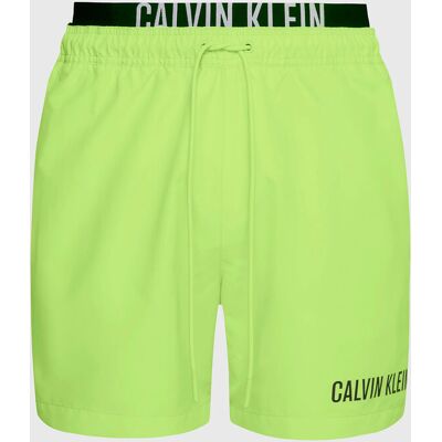 Pánske plavky KM0KM00981 LKQ sv. zelená - Calvin Klein L Pánske plavky KM0KM00981 LKQ sv. zelená - Calvin Klein L