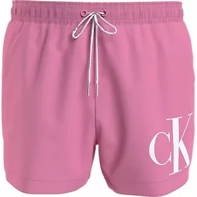 Pánske plavky SHORT DRAWSTRING KM0KM00967 TFZ pink - Calvin Klein XL Pánske plavky SHORT DRAWSTRING KM0KM00967 TFZ pink - Calvin Klein XL