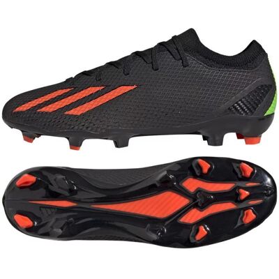 Unisex športová obuv kopačky X Speedportal.3 FG GW8453 Black with coral - Adidas 43 1/3 černo-korálová Unisex športová obuv kopačky X Speedportal.3 FG GW8453 Black with coral - Adidas 43 1/3 černo-korálová