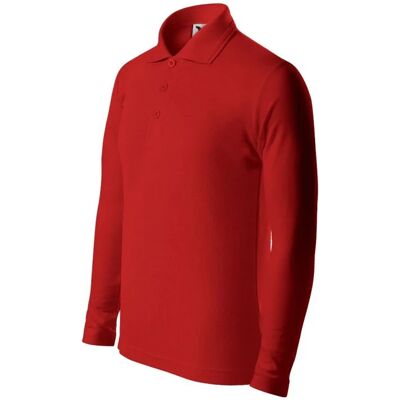 Malfini Pique Polo LS Jr MLI-24107 červená polokošeľa 134 cm/8 let Malfini Pique Polo LS Jr MLI-24107 červená polokošeľa 134 cm/8 let