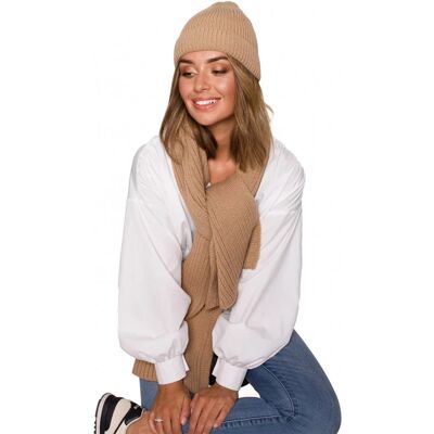 Pletený šál BK081 - BeWear UNI černá Pletený šál BK081 - BeWear UNI černá