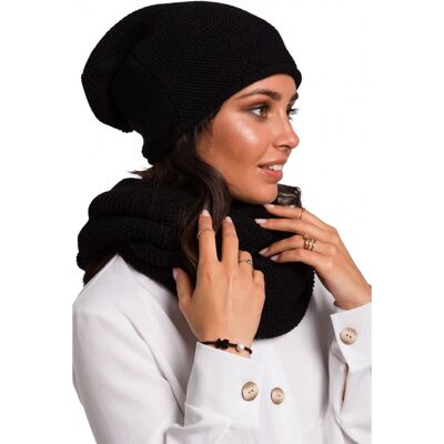 BeWear BK044 Čiapka Slúchy - čierna EU UNI BeWear BK044 Čiapka Slúchy - čierna EU UNI