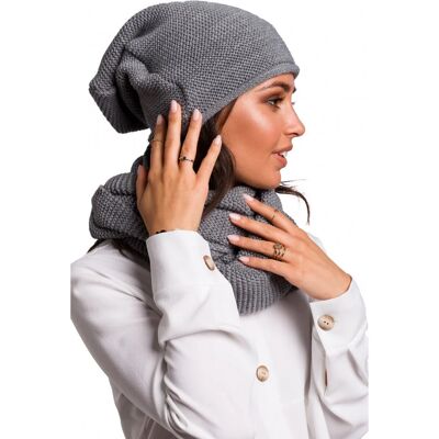 BeWear BK044 Slouchy čiapka - sivá EU UNI BeWear BK044 Slouchy čiapka - sivá EU UNI