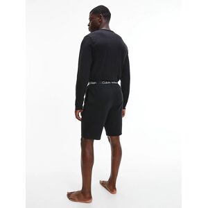 Pánske tričko s dlhým rukávom NM2171E - UB1 - Čierna - Calvin Klein M černá Pánske tričko s dlhým rukávom NM2171E - UB1 - Čierna - Calvin Klein M černá
