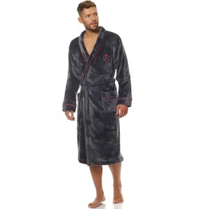 Pánsky župan L&L; 2111 Luca M-2XL šedá XXL-188/124/116 Pánsky župan L&L; 2111 Luca M-2XL šedá XXL-188/124/116