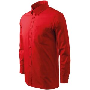 Malfini Style LS M MLI-20907 červená košeľa 3XL Malfini Style LS M MLI-20907 červená košeľa 3XL
