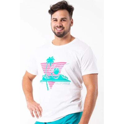 Pánske tričko F92I03JR03D A009 white - Guess XXL bílá Pánske tričko F92I03JR03D A009 white - Guess XXL bílá