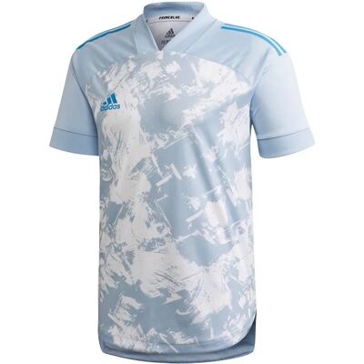 Pánske tričko Condivo FI4221 svetlo modrá s bielou - Adidas S světle modrá s bílou Pánske tričko Condivo FI4221 svetlo modrá s bielou - Adidas S světle modrá s bílou