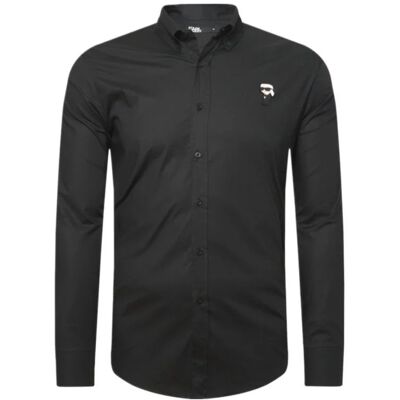 Pánske tričko 605911-534600 čierne - Karl Lagerfeld L černá Pánske tričko 605911-534600 čierne - Karl Lagerfeld L černá