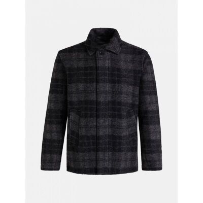 B2B Professional Sports Pánska vlnená teplá košeľa / bunda Style G77965060-149 Black with Dark Grey - Peak M černo-šedá B2B Professional Sports Pánska vlnená teplá košeľa / bunda Style G77965060-149 Black with Dark Grey - Peak M černo-šedá