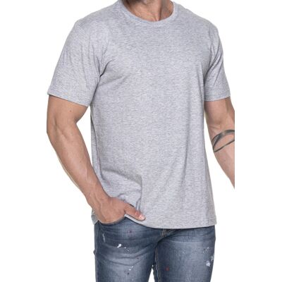 PROMOSTARS Pánske tričko T-shirt Heavy 21172 melanžově šedá S PROMOSTARS Pánske tričko T-shirt Heavy 21172 melanžově šedá S