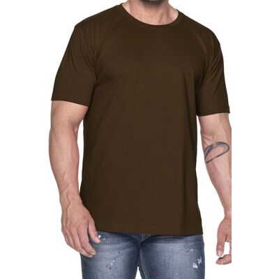 PROMOSTARS Pánske tričko T-shirt Heavy 21172 tmavě hnědá M PROMOSTARS Pánske tričko T-shirt Heavy 21172 tmavě hnědá M
