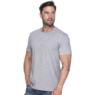 Pánske tričko T-shirt Heavy Slim 21174 - Promostars melanžově šedá S Pánske tričko T-shirt Heavy Slim 21174 - Promostars melanžově šedá S