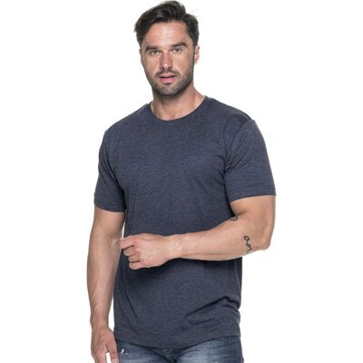 Pánske tričko T-shirt Heavy Slim 21174 - Promostars tmavě modrá S Pánske tričko T-shirt Heavy Slim 21174 - Promostars tmavě modrá S