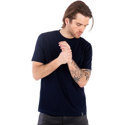IMAKO Pánske tričko ALEKSANDER 3XL-4XL tmavě modrá 3xl IMAKO Pánske tričko ALEKSANDER 3XL-4XL tmavě modrá 3xl