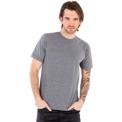 IMAKO Pánske tričko ALEKSANDER 3XL-4XL TMAVĚ ŠEDÁ MELANŽ 3xl IMAKO Pánske tričko ALEKSANDER 3XL-4XL TMAVĚ ŠEDÁ MELANŽ 3xl