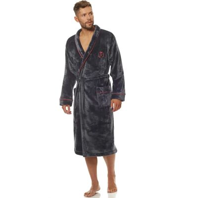 Pánsky župan L&L; 2111 Luca M-2XL grafit XXL-188/124/116 Pánsky župan L&L; 2111 Luca M-2XL grafit XXL-188/124/116