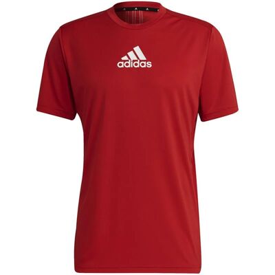 Adidas Primeblue športové tričko s 3 prúžkami Designed To M GM4318 S Adidas Primeblue športové tričko s 3 prúžkami Designed To M GM4318 S