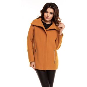 Cabba Dámsky krátky kabát- bunda model 63542 - Cabby 38 hořčicová Cabba Dámsky krátky kabát- bunda model 63542 - Cabby 38 hořčicová