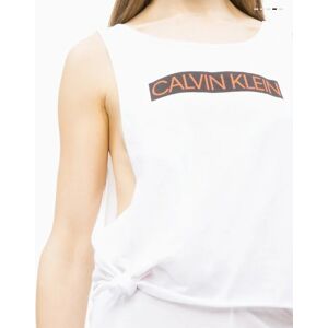 Dámsky Tank Top KW0KW00698 biela - Calvin Klein L bílá s potiskem Dámsky Tank Top KW0KW00698 biela - Calvin Klein L bílá s potiskem
