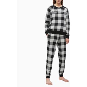 Dámska mikina QS6301E-2ZJ sivočierna - Calvin Klein L šedo - černá Dámska mikina QS6301E-2ZJ sivočierna - Calvin Klein L šedo - černá