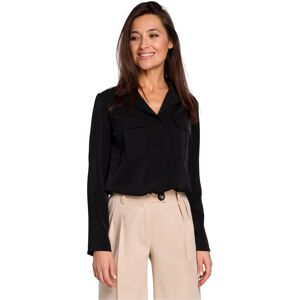 STYLOVE Dámska košeľa S14 - Stylovo S-36 černá STYLOVE Dámska košeľa S14 - Stylovo S-36 černá