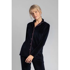 Dámska košeľa model 150646 LaLupa M-38 tmavě modrá Dámska košeľa model 150646 LaLupa M-38 tmavě modrá