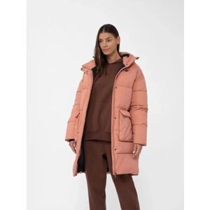 Dámsky kabát 4FAW23TDJAF236-64S Púdrovo ružová - 4F M pudrovo-růžová Dámsky kabát 4FAW23TDJAF236-64S Púdrovo ružová - 4F M pudrovo-růžová