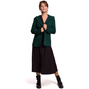 BeWear B180 Blejzer s kapucňou z bavlneného úpletu - tmavo zelený EU XL BeWear B180 Blejzer s kapucňou z bavlneného úpletu - tmavo zelený EU XL