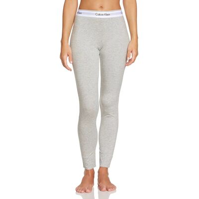 Dámske legíny D1632E-020 šedá - Calvin Klein L šedá Dámske legíny D1632E-020 šedá - Calvin Klein L šedá