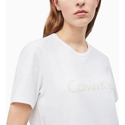 Dámske tričko QS6105E-WPZ biela - Calvin Klein M bílá Dámske tričko QS6105E-WPZ biela - Calvin Klein M bílá