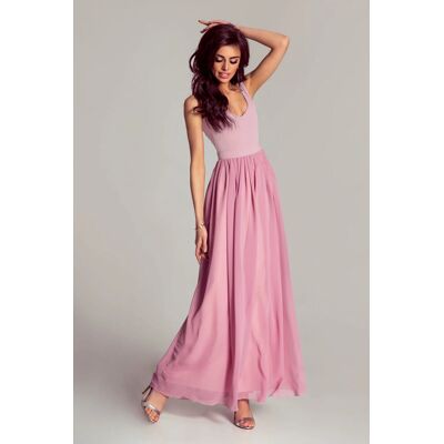 Dámske šaty Andrea 219 - IVON 36 pudrovo-růžová Dámske šaty Andrea 219 - IVON 36 pudrovo-růžová
