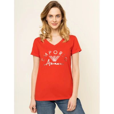 Giorgio Armani Dámske tričko 164334 0P291 00074 červená - Emporio Armani M červená Giorgio Armani Dámske tričko 164334 0P291 00074 červená - Emporio Armani M červená