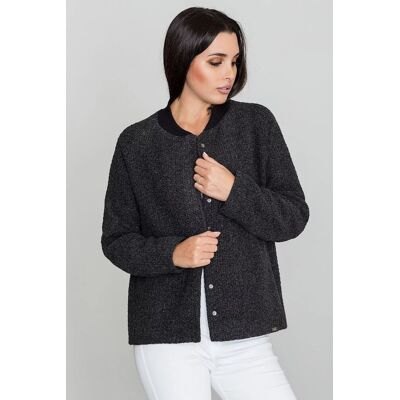 Dámska bunda / kabátik M585 - Figl S-36 černá Dámska bunda / kabátik M585 - Figl S-36 černá