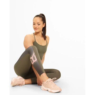 Dámske legíny Chrystie High tights - Better Bodies XS zelená+růžová Dámske legíny Chrystie High tights - Better Bodies XS zelená+růžová