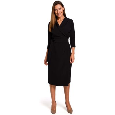 STYLOVE Dámske šaty S175 - Stylovo L-40 černá STYLOVE Dámske šaty S175 - Stylovo L-40 černá