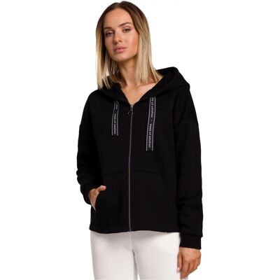 Dámska mikina M550 - Moe 44/2XL černá Dámska mikina M550 - Moe 44/2XL černá